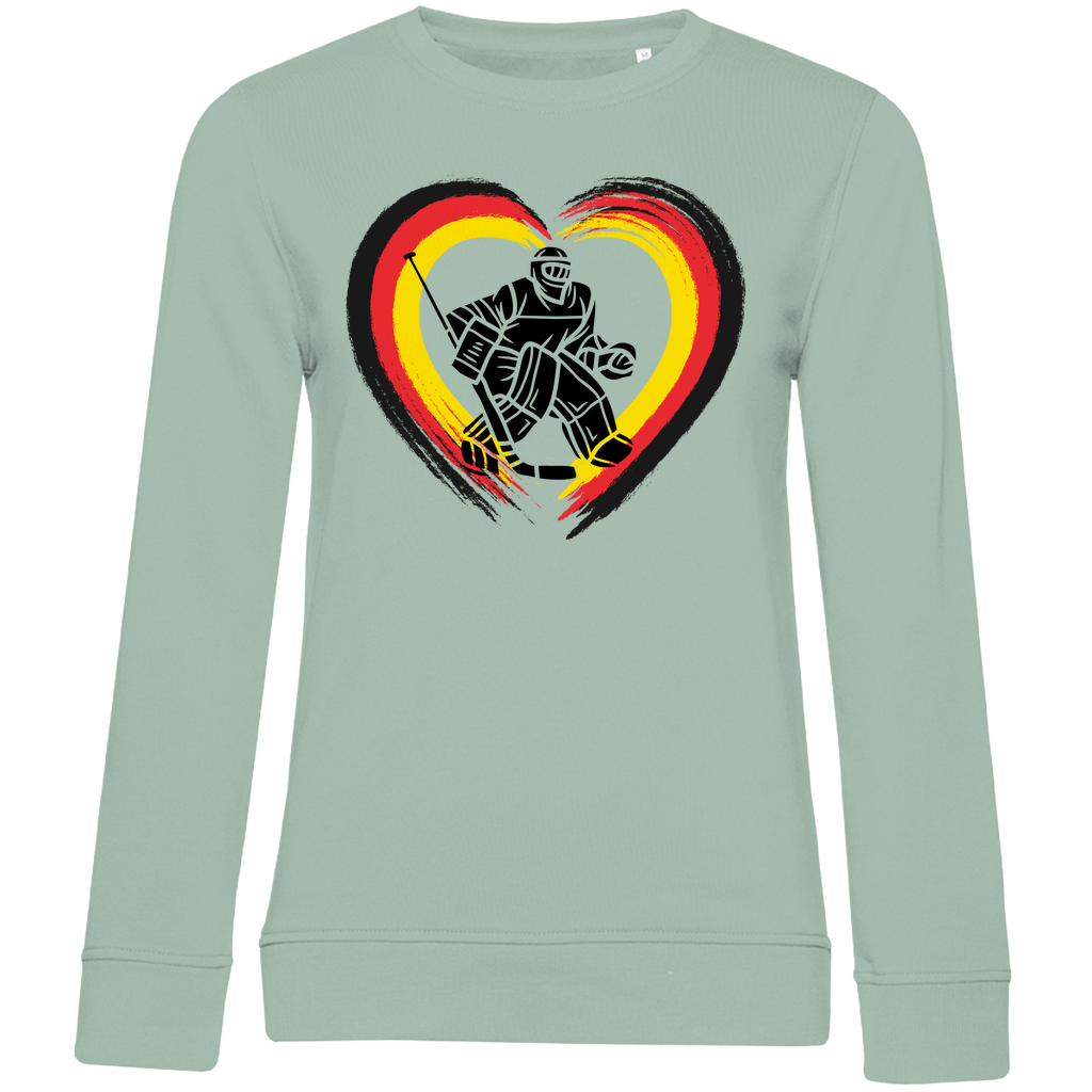 Ladies Sweatshirt HEART GERMANY GOALIE