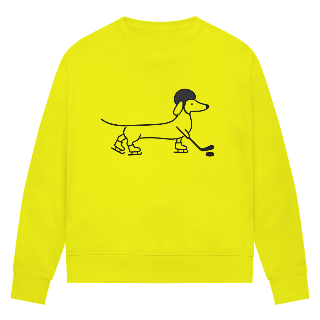Ladies Sweatshirt HOCKEY DACKEL