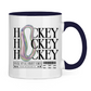 Tasse zweifarbig HOCKEY MODERN
