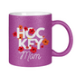 Glitzertasse HOCKEYMOM FLOWERS