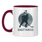 Tasse zweifarbig STERNZEICHEN SAGITTARIUS / SCHÜTZE