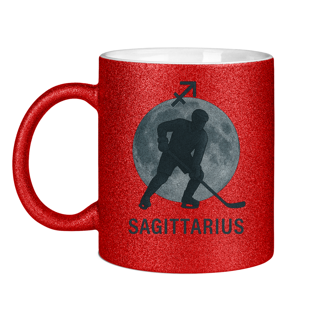 Glitzertasse STERNZEICHEN SAGITTARIUS / SCHÜTZE