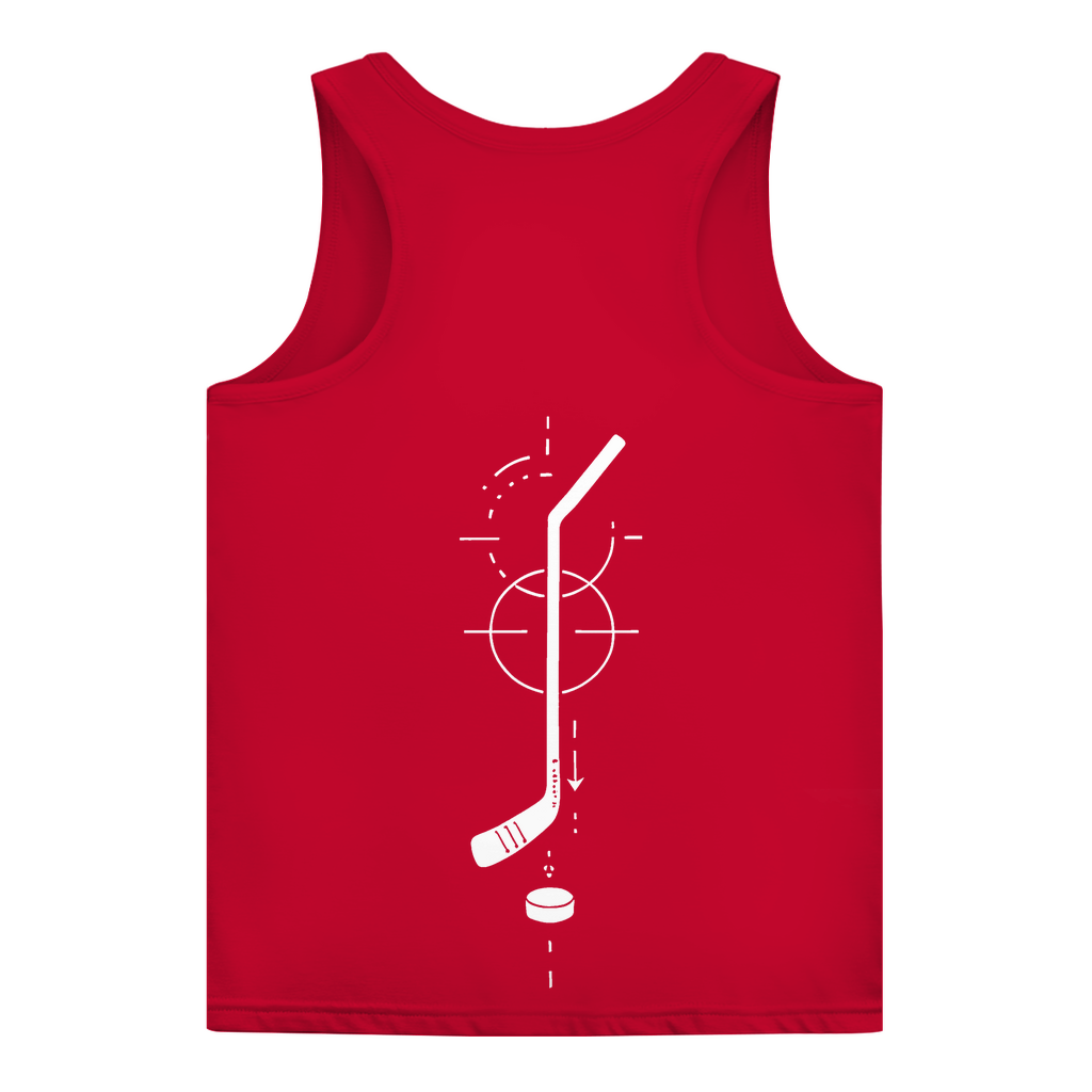 Ladies Tank Top HOCKEYSTICK MODERN (back)