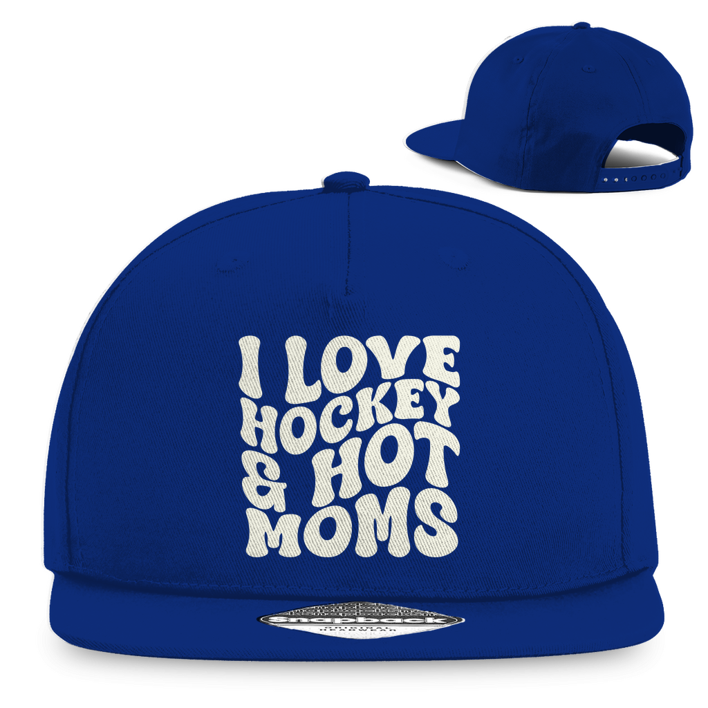 Snapback I LOVE HOCKEY & HOT MOMS