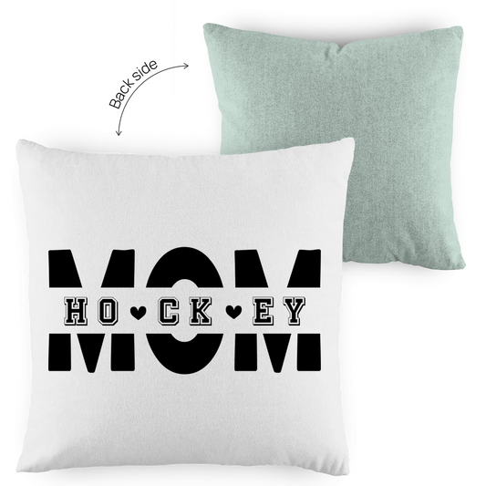 Kopfkissen zweifarbig HOCKEYMOM
