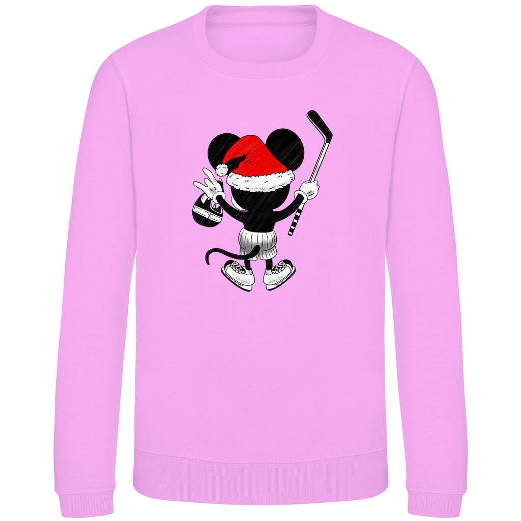 Kids Sweatshirt HOCKEY-SANTA-MOUSE