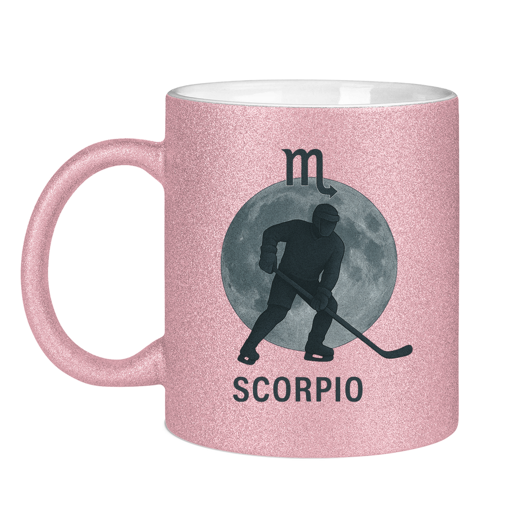 Glitzertasse STERNZEICHEN SCORPIO / SKORPION