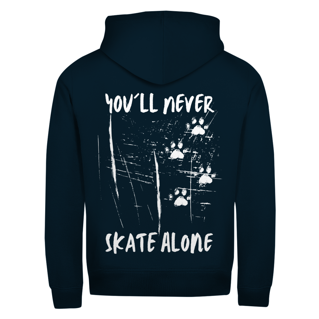 Unisex Zipper NEVER SKATE ALONE (back)