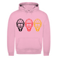 Unisex Hoodie TEAM GOALIE MASKE SCHWARZ-ROT-GOLD
