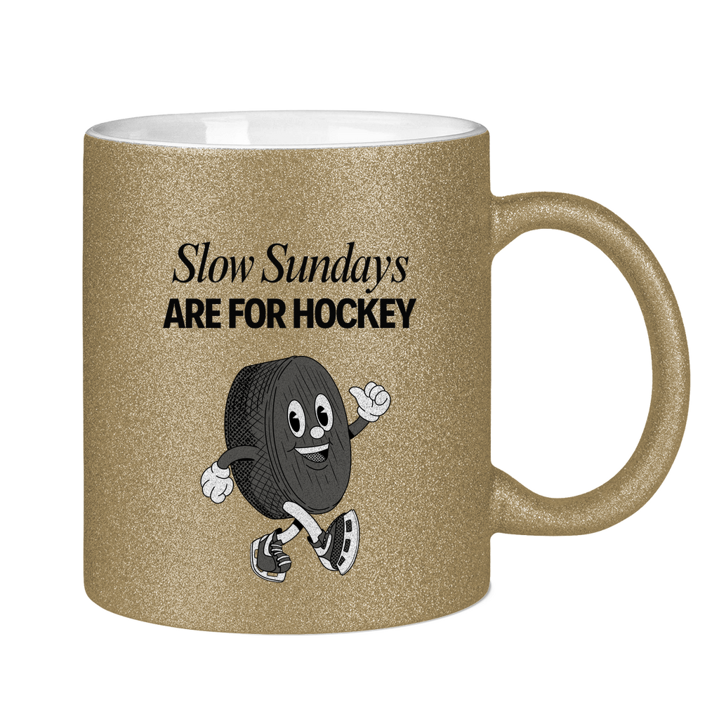 Glitzertasse SLOW SUNDAYS