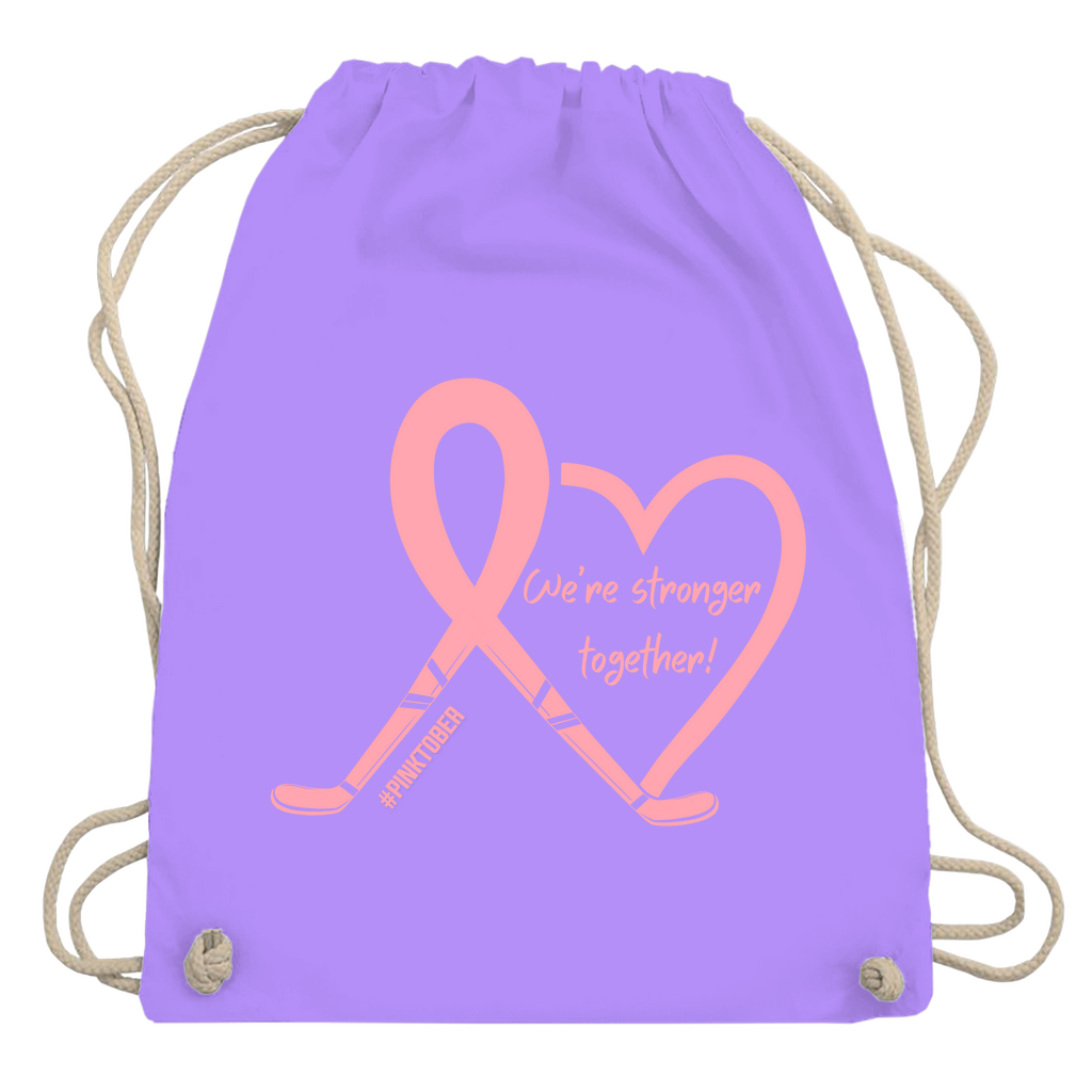 Turnbeutel PINKTOBER STRONGER TOGETHER