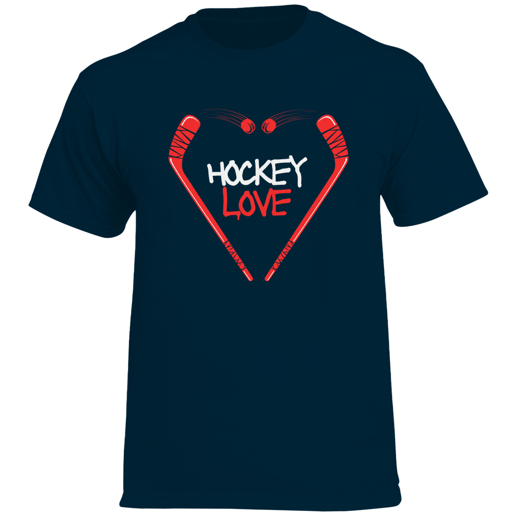 T-Shirt HOCKEYLOVE STICKHEART