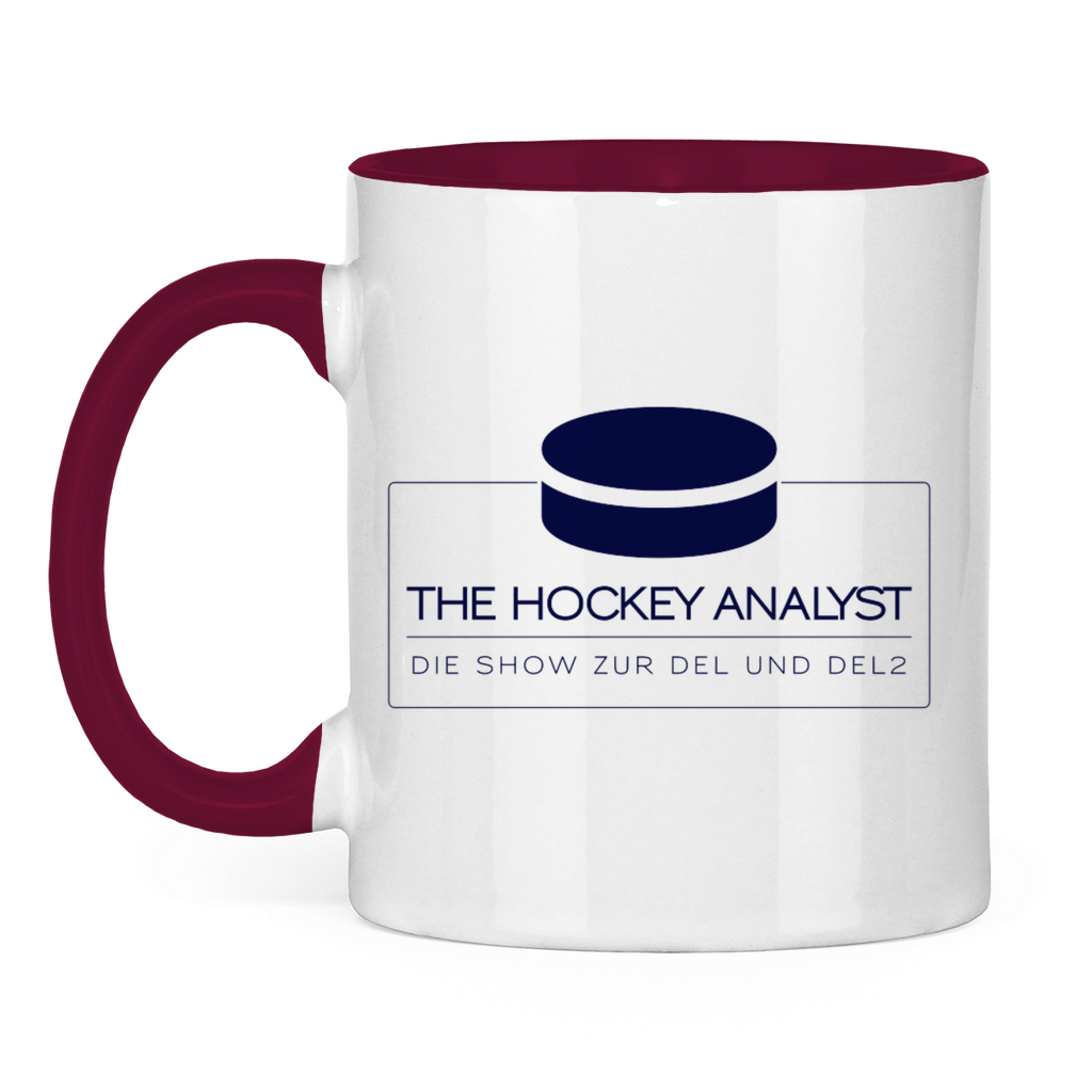 Tasse zweifarbig HOCKEY  ANALYST