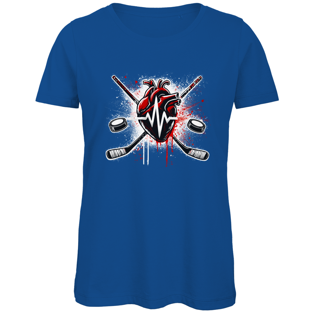 Ladies T-Shirt HOCKEY HEARTBEAT