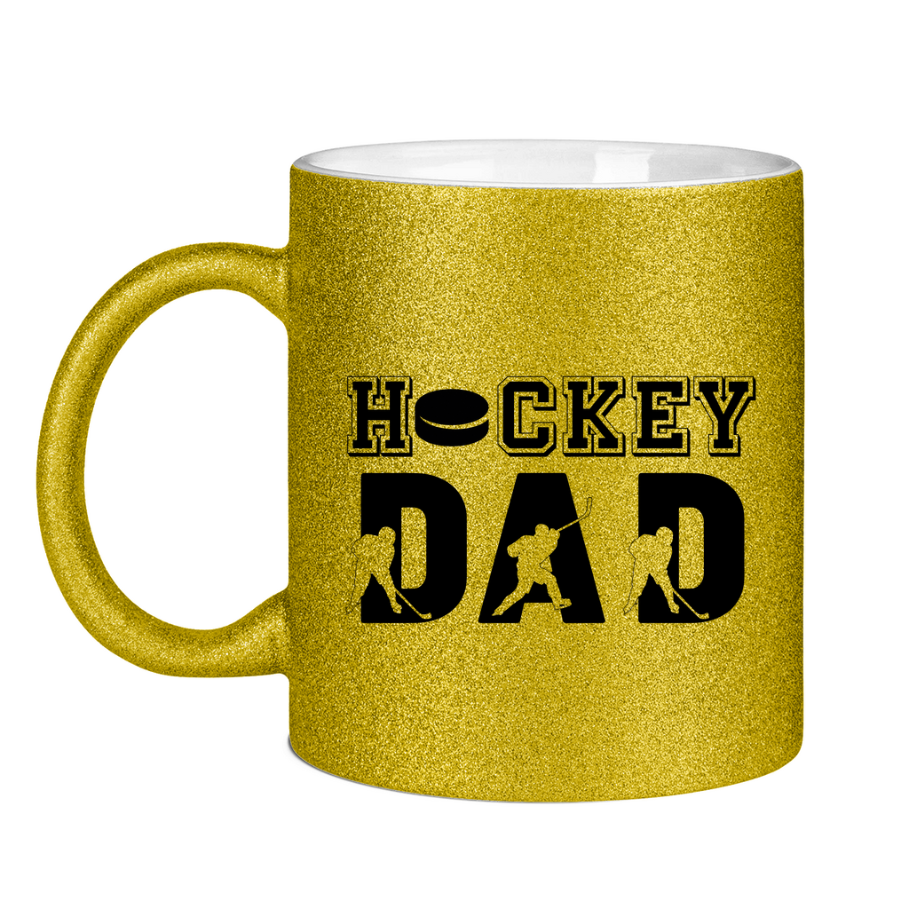 Glitzertasse HOCKEYDAD SPIELER