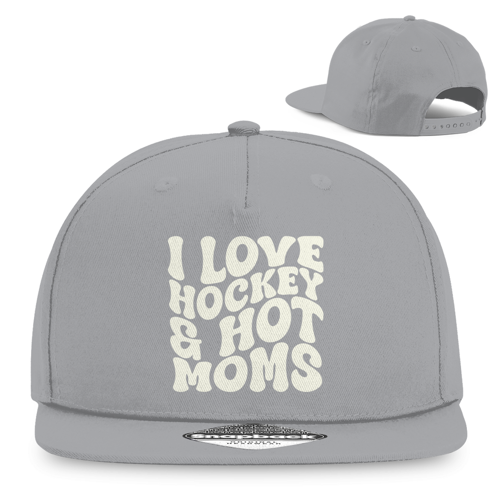 Snapback I LOVE HOCKEY & HOT MOMS