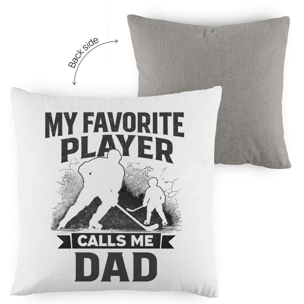 Kopfkissen zweifarbig HOCKEYDAD FAVORITE PLAYER