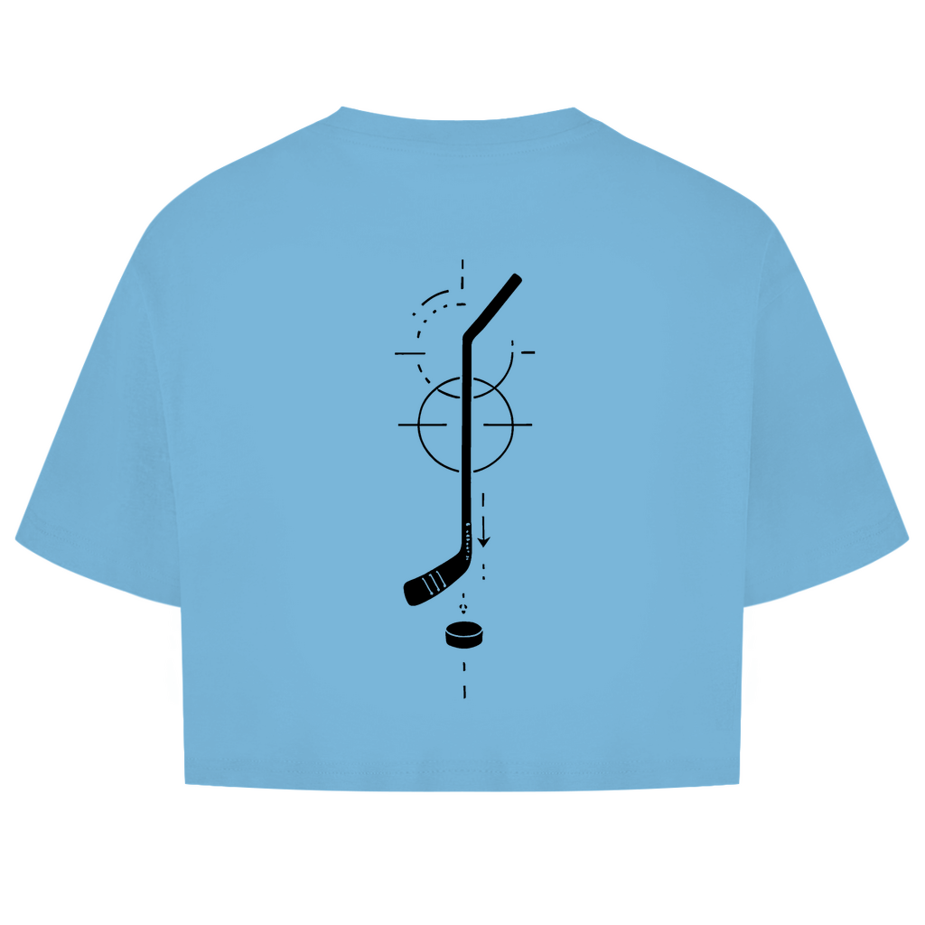 Ladies Crop Top HOCKEYSTICK MODERN (back)