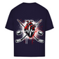 Oversize T-Shirt HOCKEY HEARTBEAT (back)