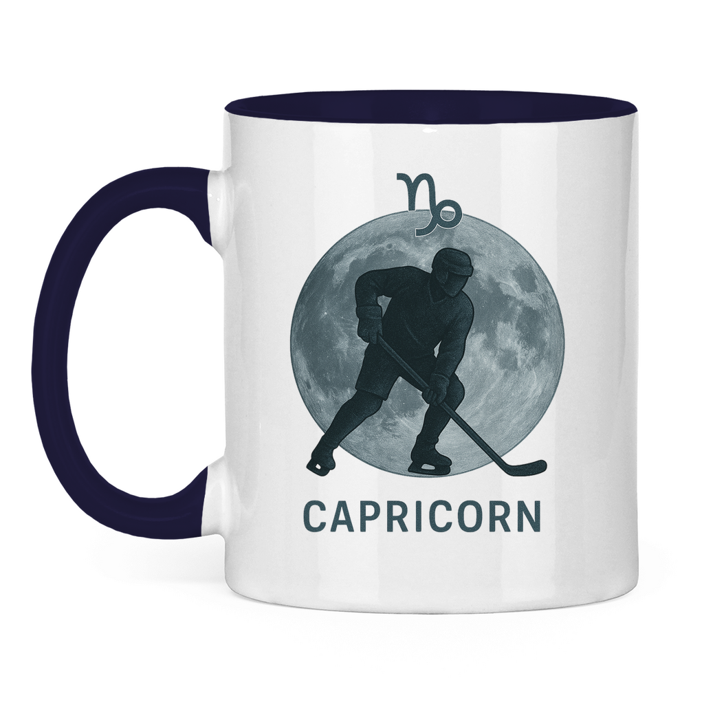 Tasse zweifarbig STERNZEICHEN CAPRICORN / STEINBOCK