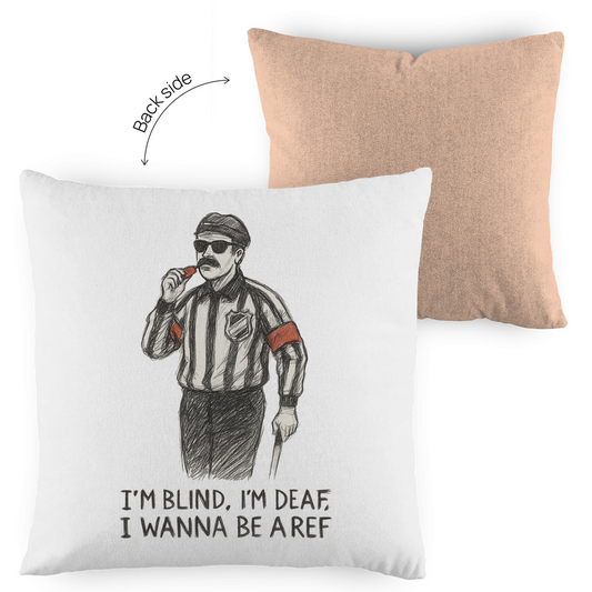 Kopfkissen zweifarbig WANNA BE A REF