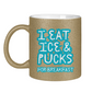 Glitzertasse ICE & PUCKS FOR BREAKFAST