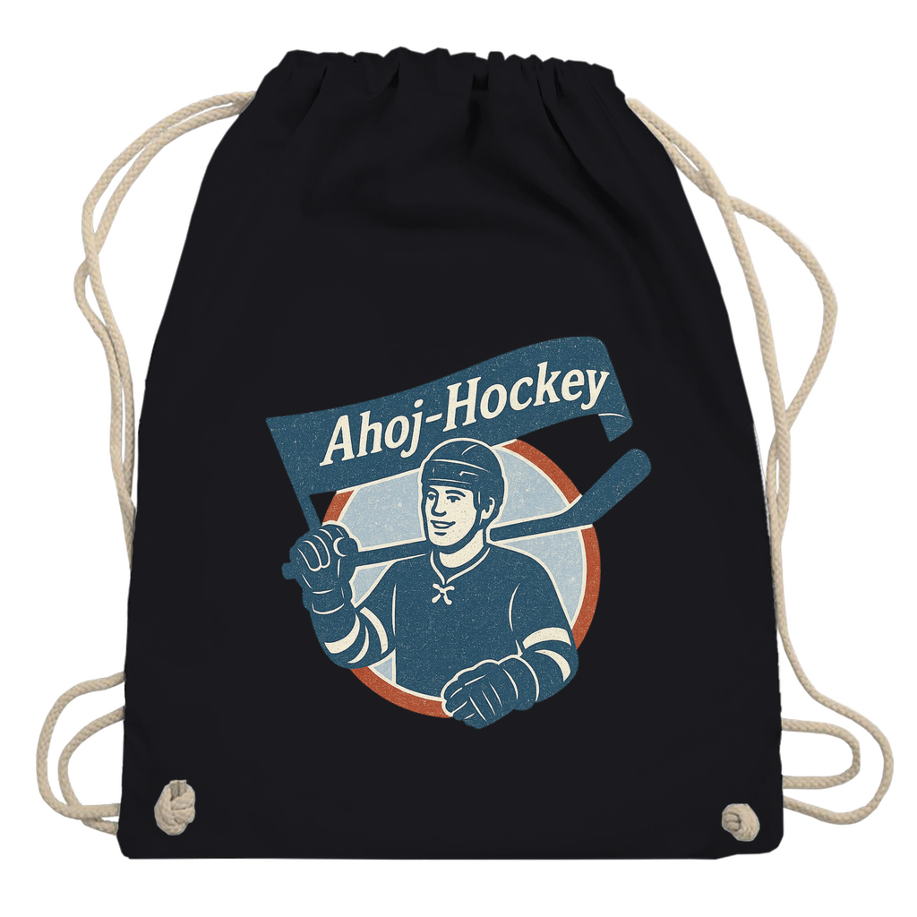 Turnbeutel AHOJ-HOCKEY VINTAGE