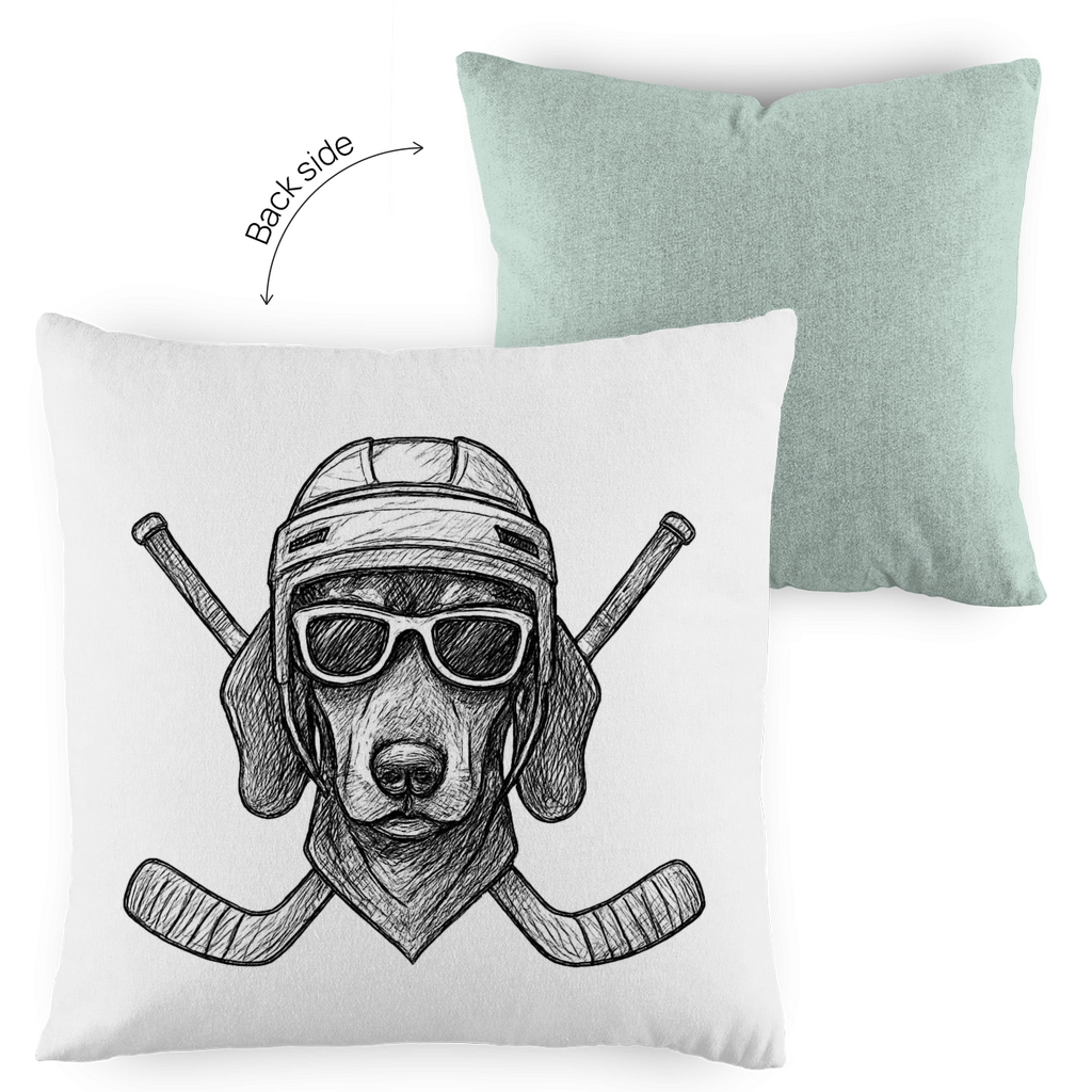 Kopfkissen zweifarbig COOL HOCKEYDOG