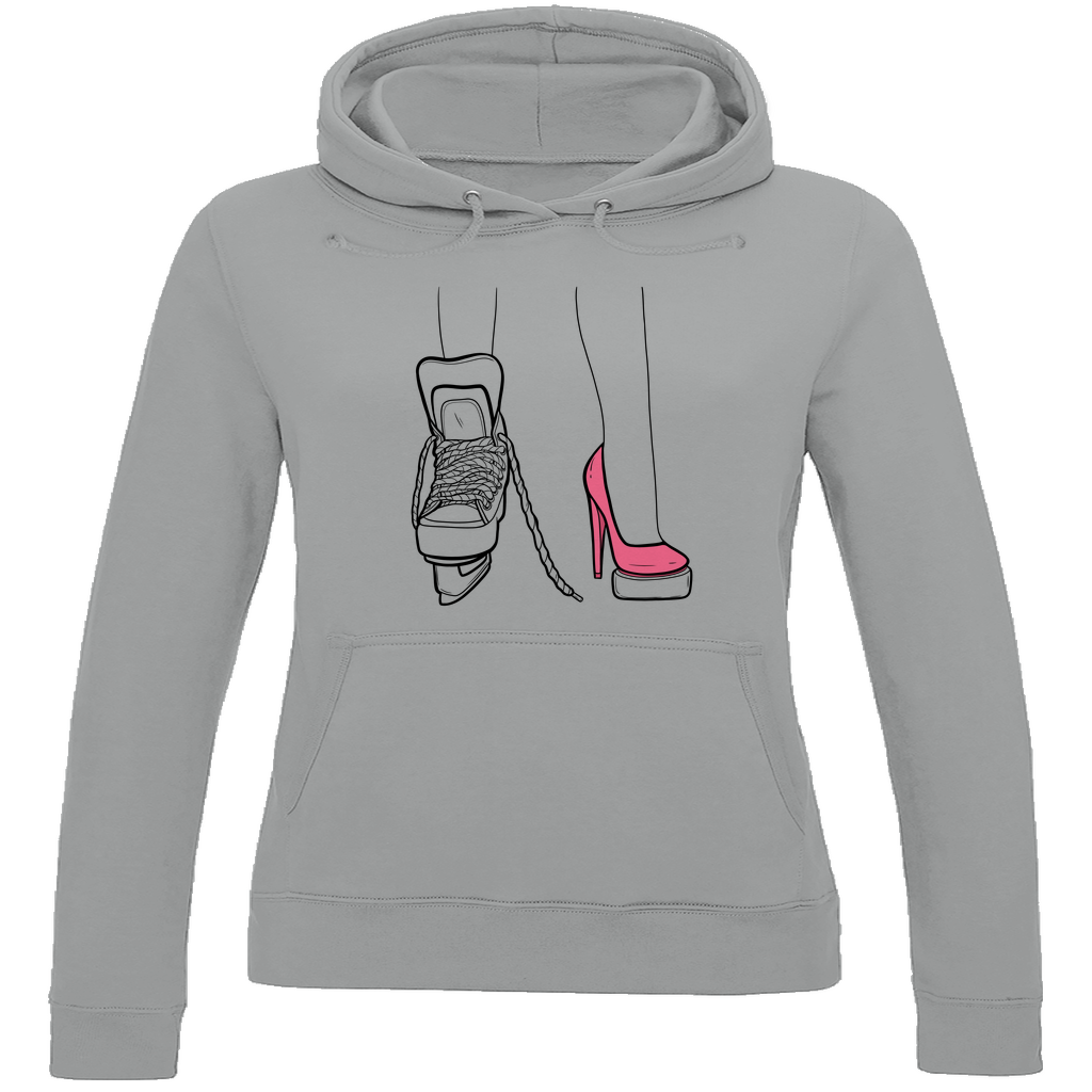 Ladies Hoodie SKATES & HEELS
