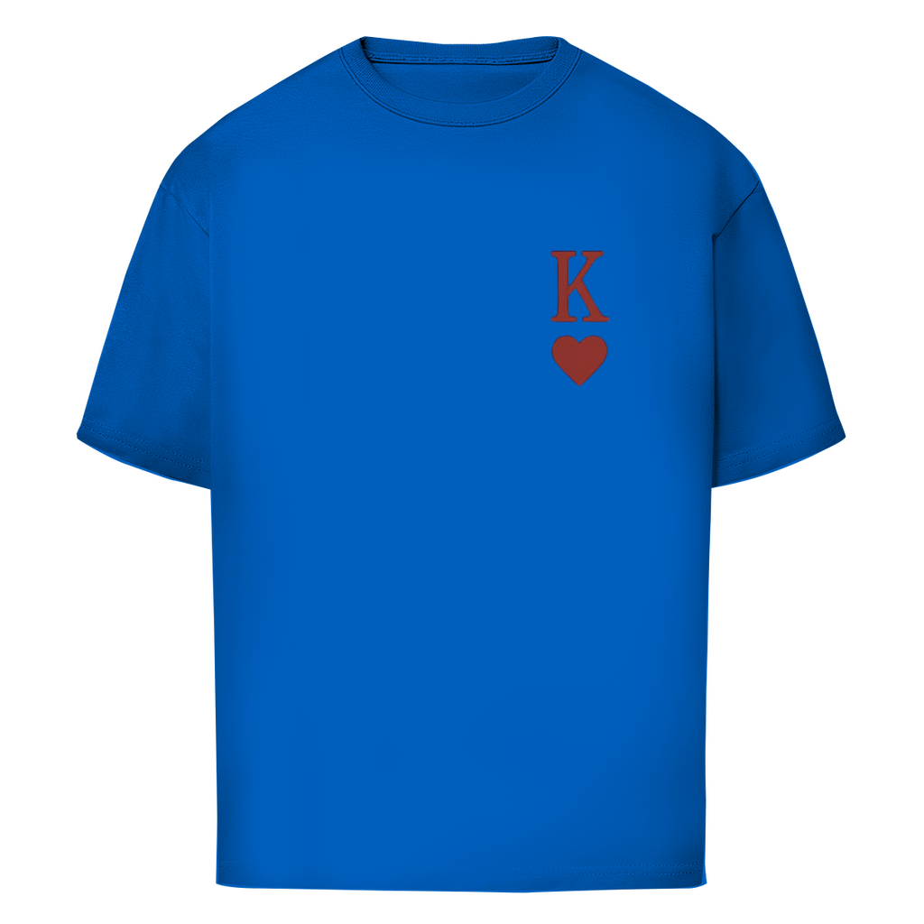 Oversize T-Shirt HOCKEY HERZKÖNIG (front&back)