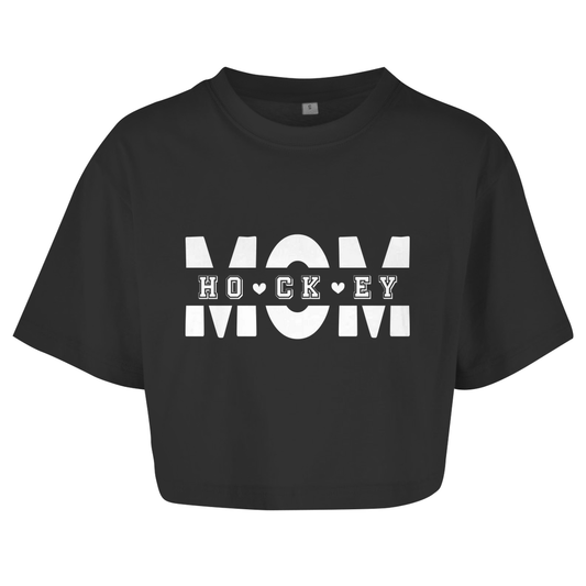 Ladies Crop Top HOCKEYMOM