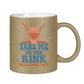 Glitzertasse TAKE ME TO THE RINK GOALIE