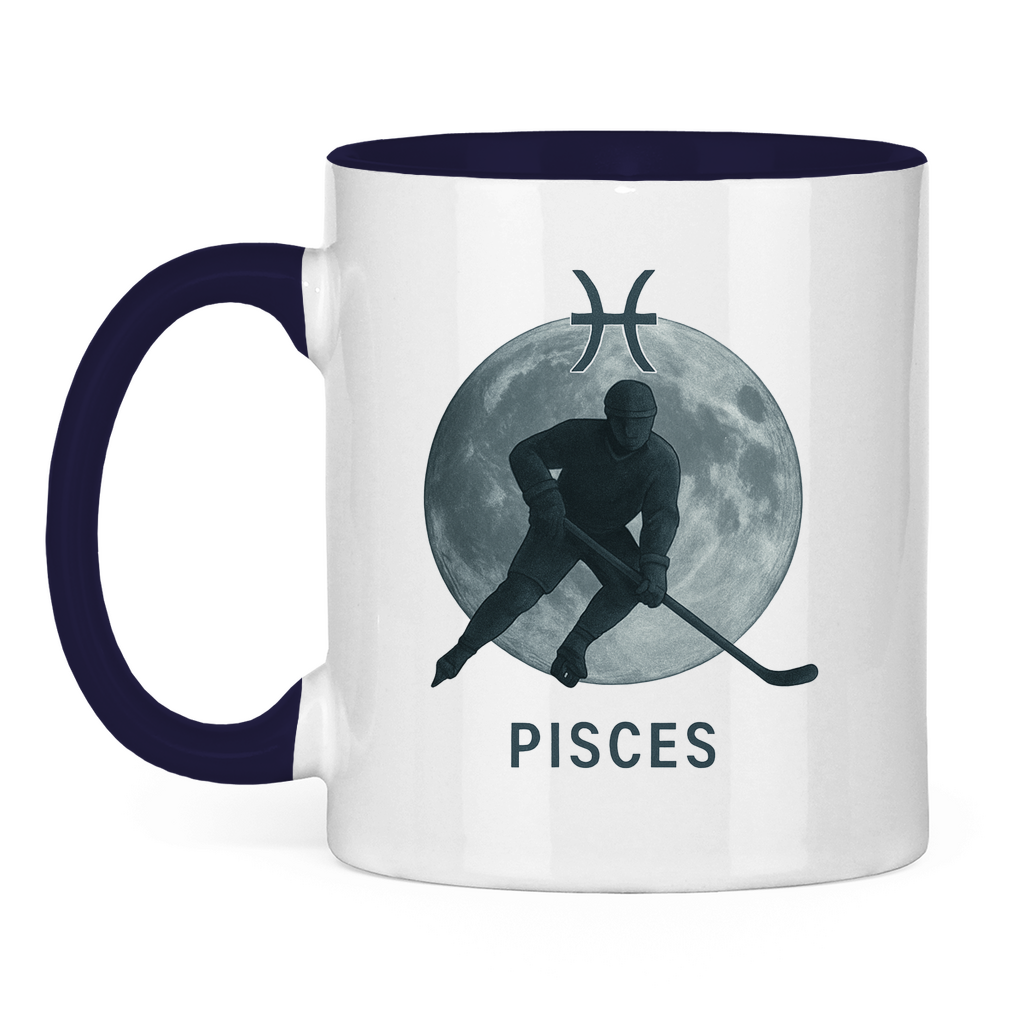 Tasse zweifarbig STERNZEICHEN PISCES / FISCH