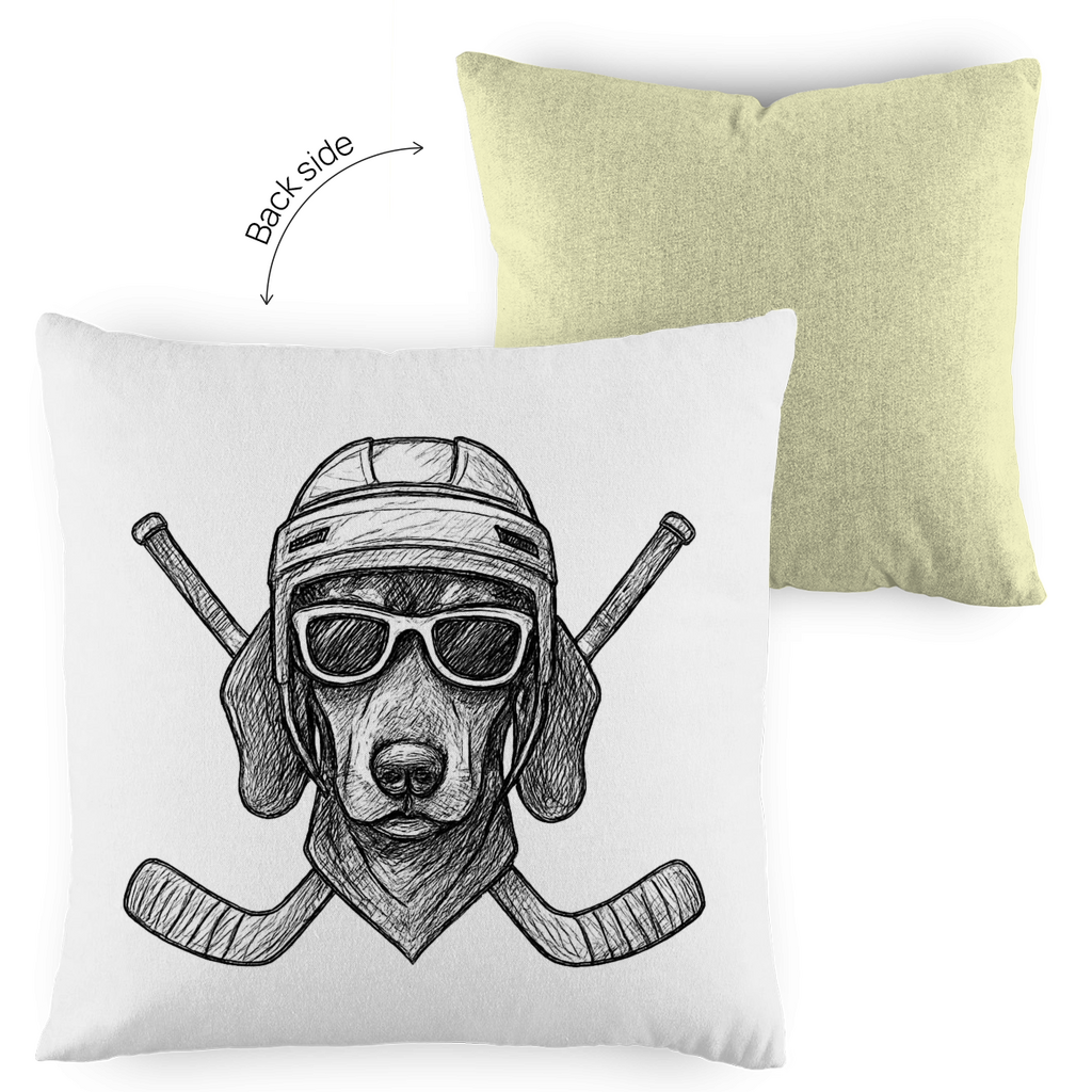 Kopfkissen zweifarbig COOL HOCKEYDOG