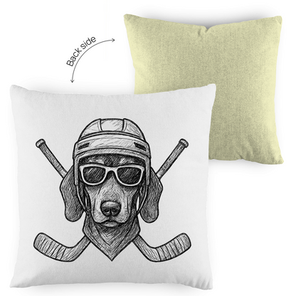 Kopfkissen zweifarbig COOL HOCKEYDOG