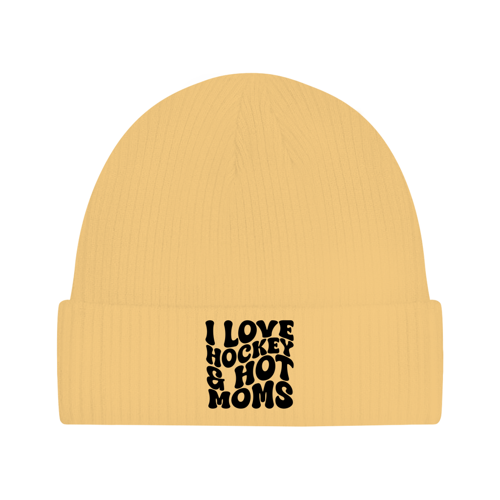 Beanie I LOVE HOCKEY & HOT MOMS