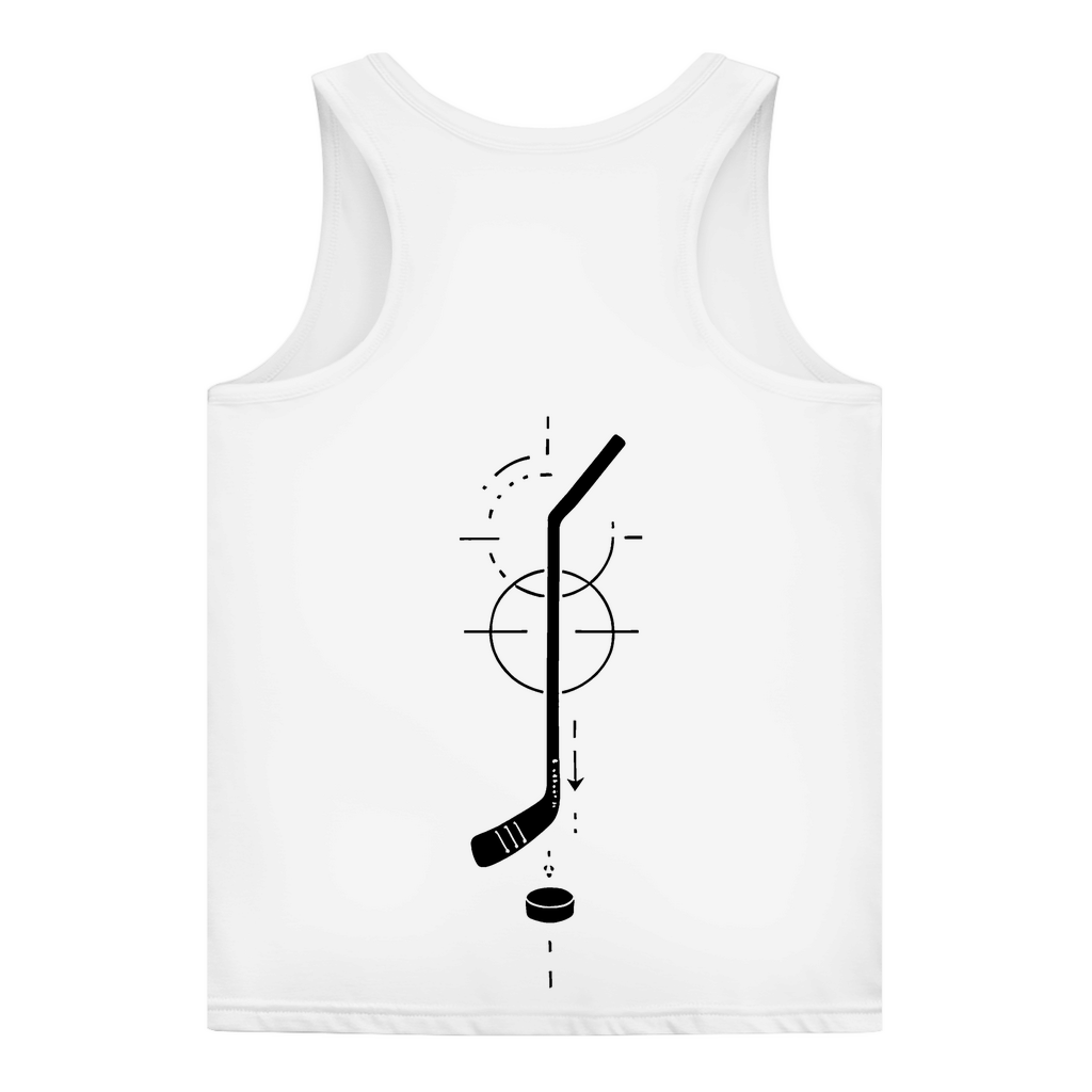 Ladies Tank Top HOCKEYSTICK MODERN (back)