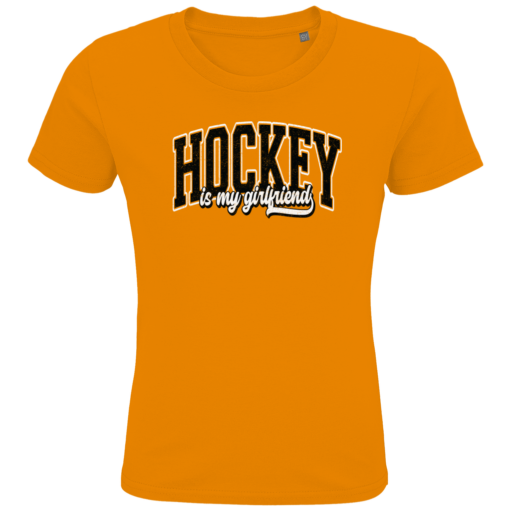 Kids T-Shirt HOCKEY IS MY GIRLFRIEND