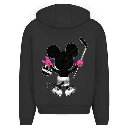 Oversize Zipper HOCKEYMOUSE PINK (back)