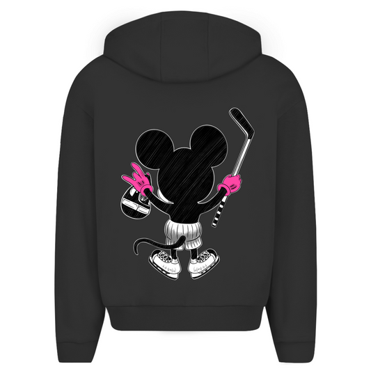 Oversize Zipper HOCKEYMOUSE PINK (back)
