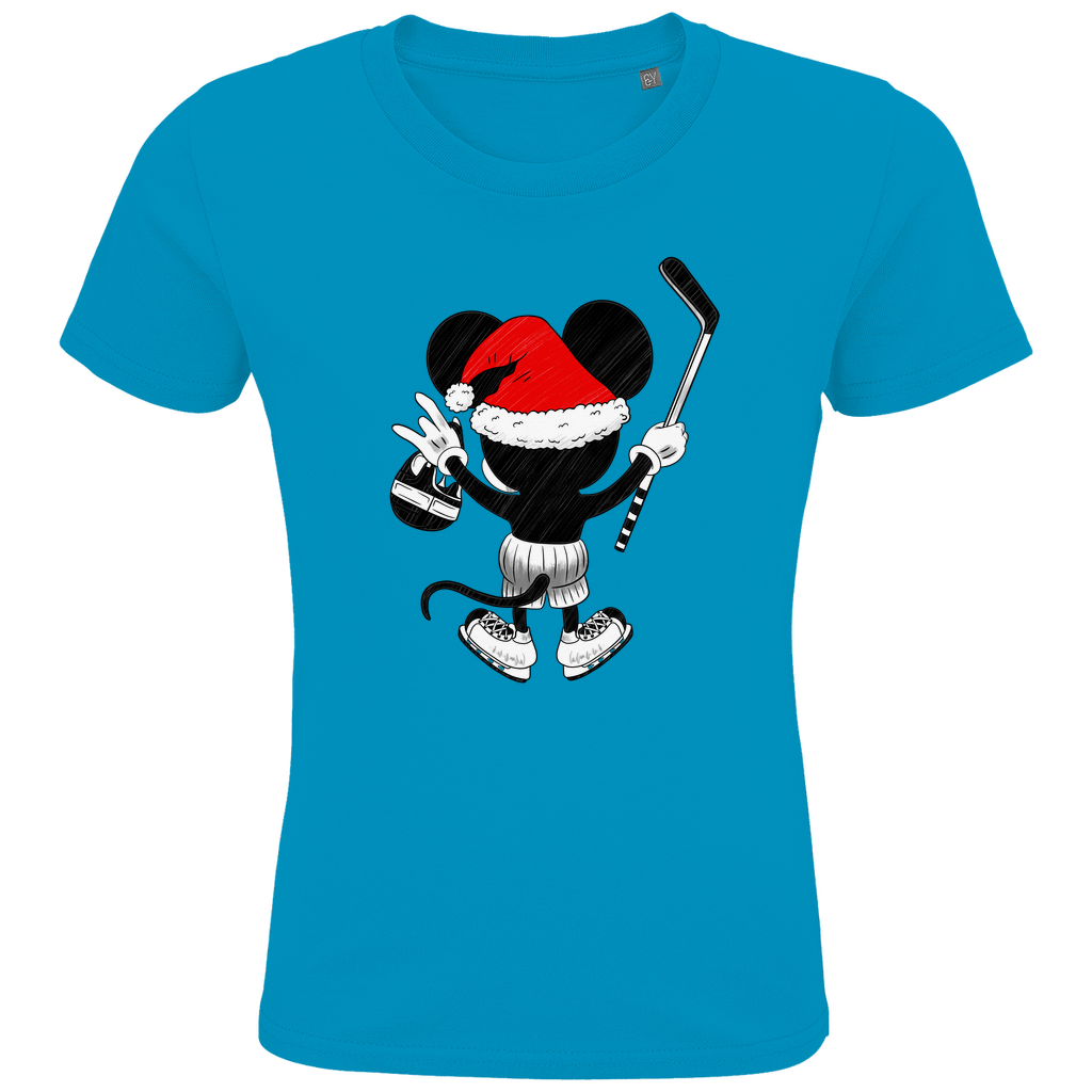 Kids T-Shirt HOCKEY-SANTA-MOUSE