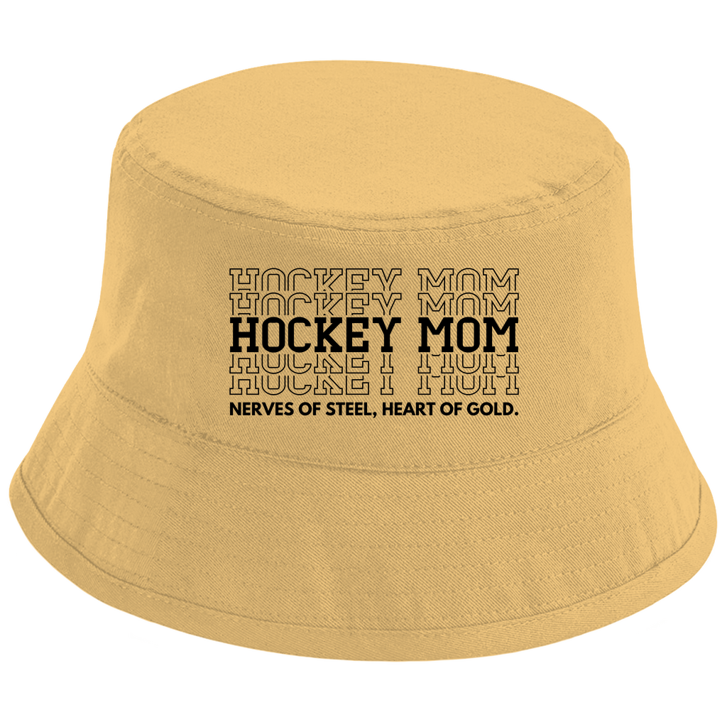 Bucket Hat HOCKEYMOM NERVES & HEART