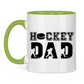 Tasse zweifarbig HOCKEYDAD SPIELER