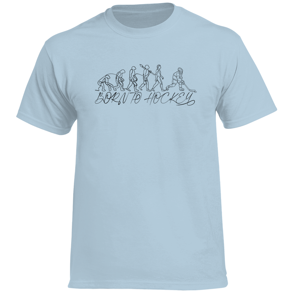 T-Shirt BORN TO HOCKEY EVULUTION