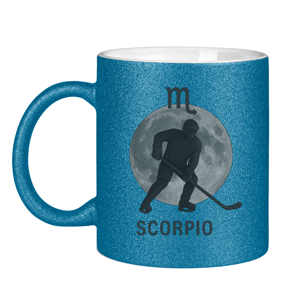 Glitzertasse STERNZEICHEN SCORPIO / SKORPION