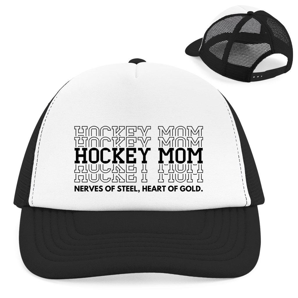 Retro Cap HOCKEYMOM NERVES & HEART