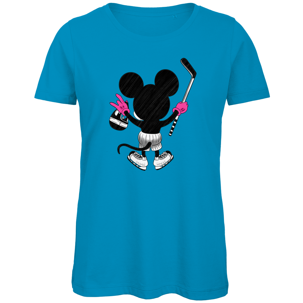 Ladies T-Shirt HOCKEYMOUSE PINK
