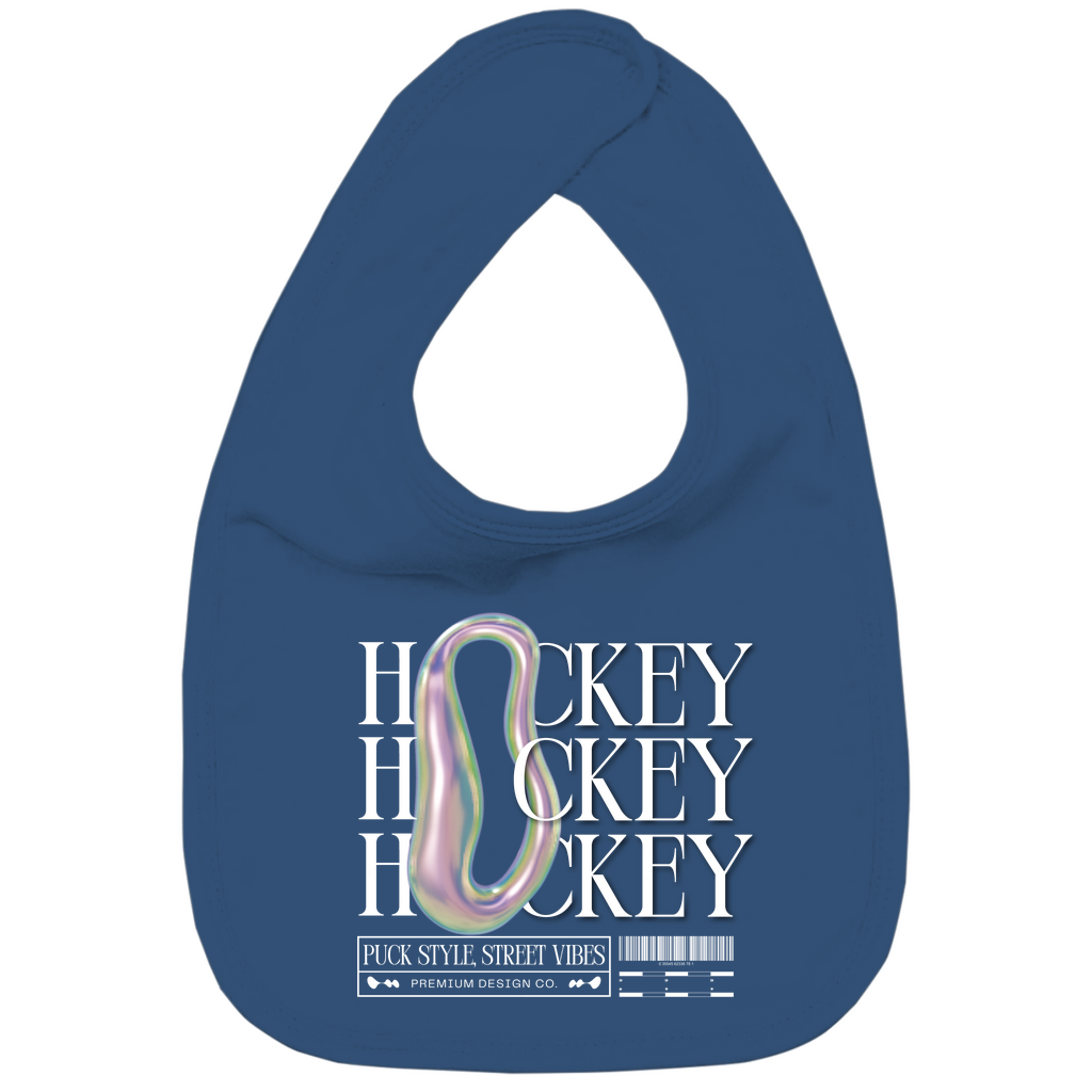 Kinder Bio Lätzchen  HOCKEY MODERN (back)