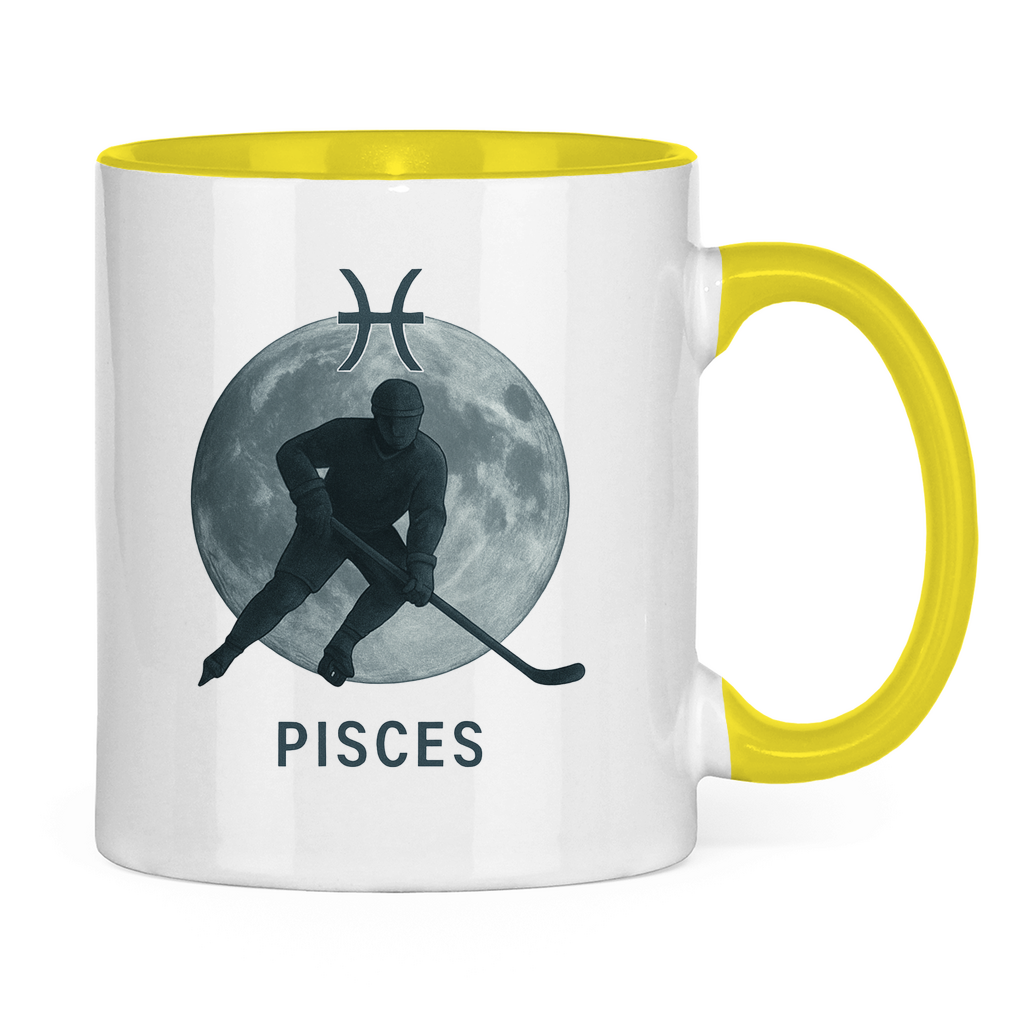 Tasse zweifarbig STERNZEICHEN PISCES / FISCH