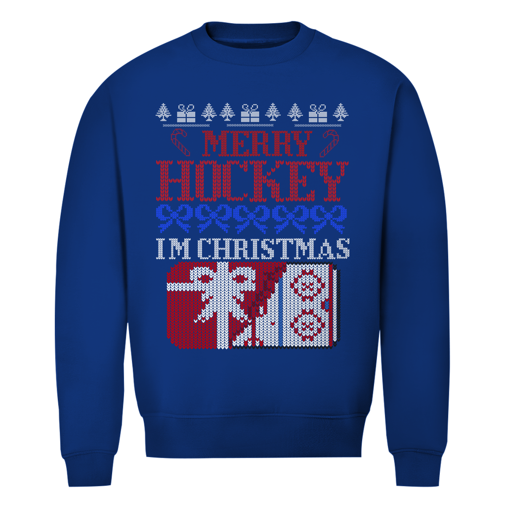 Unisex Sweatshirt UGLY CHRISTMAS MERRY HOCKEY